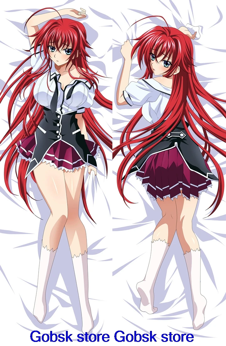 Аниме средняя школа DxD Rias Gremory& Asia Argento& Himejima Akeno Toujou Koneko Подушка «Dakimakura» обнимающая наволочка