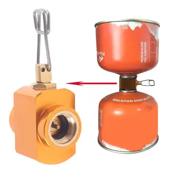 

Gas Tank Outdoor Camping Stove Accessories Flat Gas Tank Refill Connector Gas Tank Mutual Adapter Charger Connector Valve
