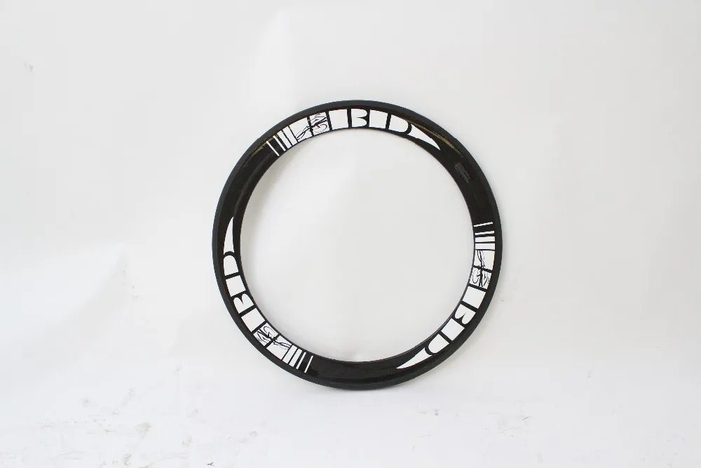 Image Hot Sale!! Full Carbon Rim For Road Racing Bike 700C 60mm (20 24 holes)  In Tubular Bright 3k Gloss finish In Stock