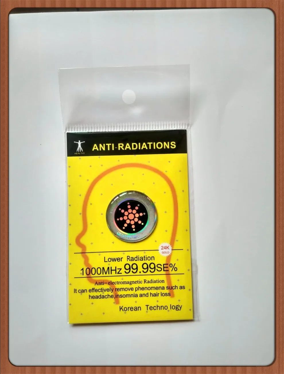 2017 hot realy work mobile phone anti radiation shiny sticker ,quantum