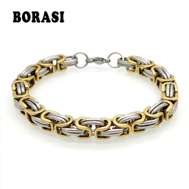 Clic Design Punk Jewelry Stainless Steel Bracelet Special Biker Clic Design Punk Jewelry Stainless Steel Bracelet Special Biker Bicycle Motorcycle Chain For Mens Bracelets Bangles