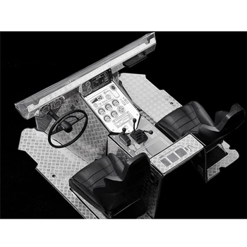 

1set Metal Dashboard & Floor Protective Guard Plate for AXIAL WRAITH 90018 90020 RC Car Interior Parts for Specter Climbing Car