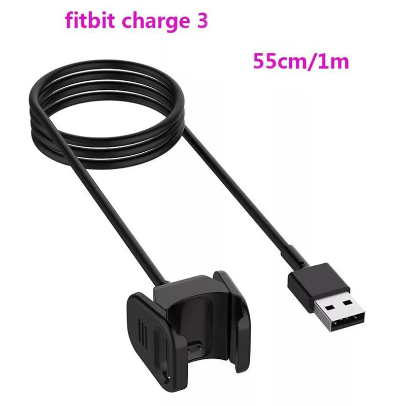 

Replaceable USB Charger for Fitbit Charge3 Smart Bracelet Charging Cable for Fitbit Charge 3 Wristband Adapter Smart Accessories