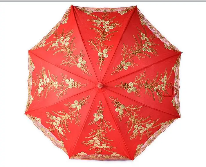 10pcs Wedding celebration supplies sun umbrella red umbrella wedding