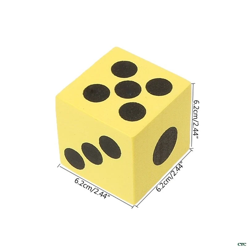 6 dados de matemática, brinquedos de matemática,