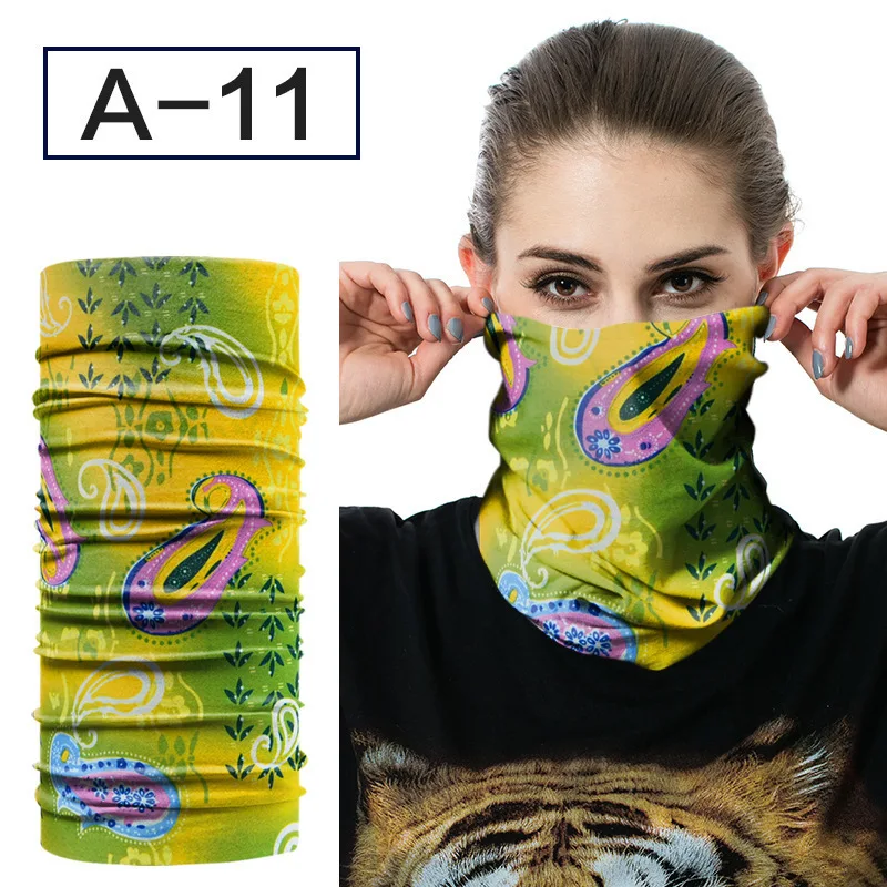 Последние Hypaethral спортивные шарфы Солнцезащитная велосипедная головная повязка защищающая маска «Череп» банданы многоцелевой открытый бесшовный головной убор - Цвет: A-11