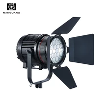 200W Portable LED Fresnel Light LED Photographic Studio Light with Universal Bowens Mount for Broadcast Film TV Program