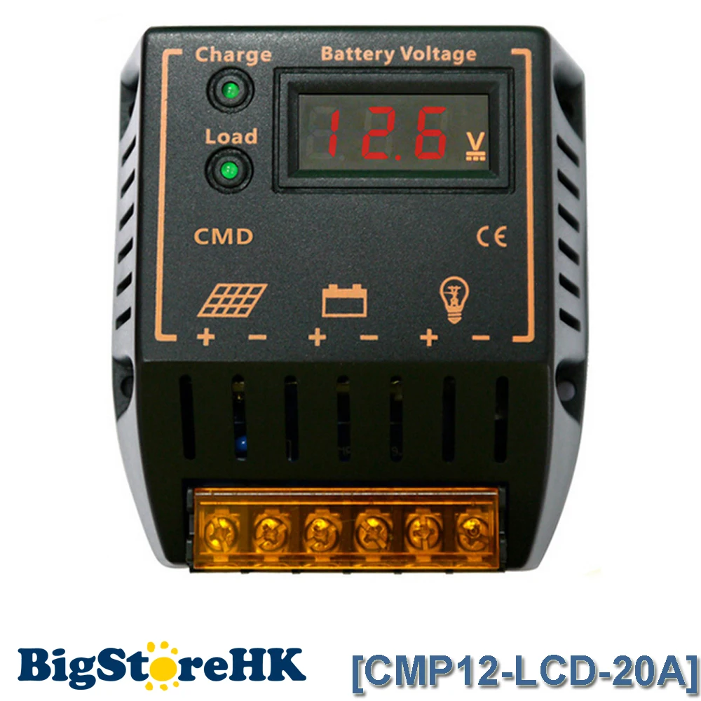 

PWM 20A LCD Solar Charge Controller 12V 24V Voltage Auto Detect Solar Panel Battery Regulator for Home Good Quality 2016