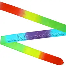 Многоцветный художественной Гимнастика ленты