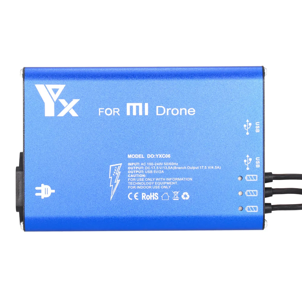 

5 in 1 Parallel Power Hub Intelligent RC Battery Charger for XIAOMI MI Drone 4K 1080P FPV Drone Quadcopter Multicopter RC Part