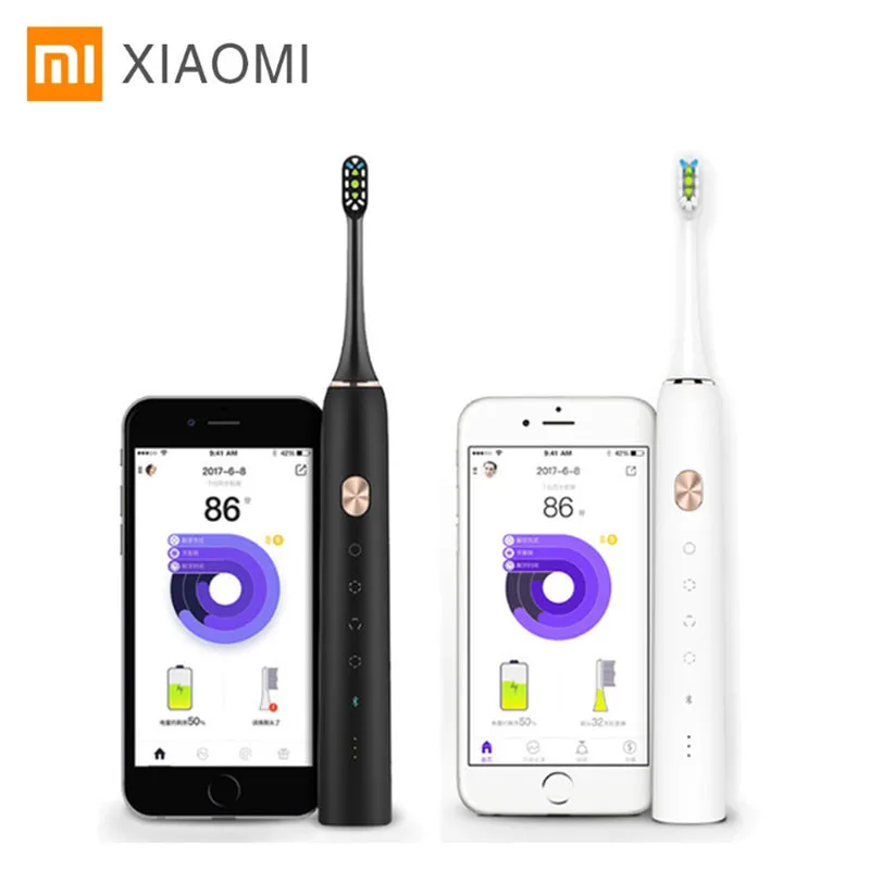 

Xiaomi Mijia Toothbrush Soocare X3 Soocas Upgraded Electric Sonic Smart Clean Bluetooth Waterproof Wireless Charge Mi Home APP