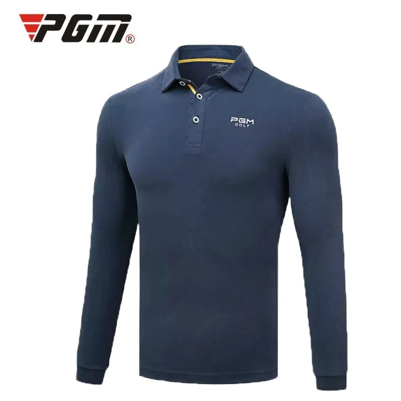 

Pgm 2018 Fit Mens Golf Shirts Quick Dry Spring Long Sleeve T Shirt Muscle Golf Clothes Men Table Tennis Apparel Sportswear D0486