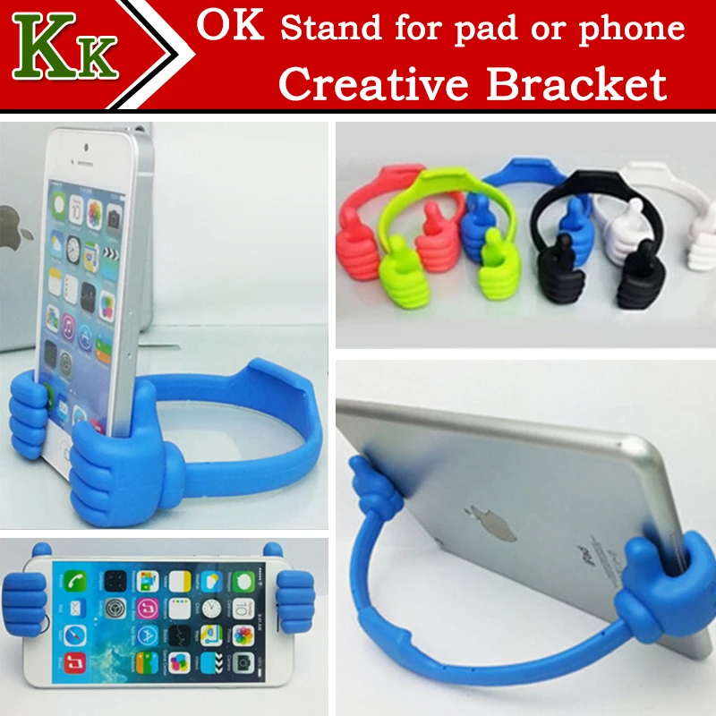 Newest EVA Silicone Funny Cute Thumb OK Design Mobile