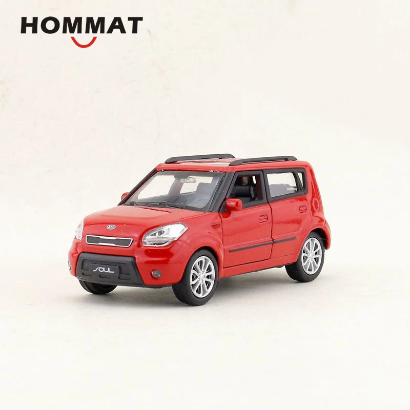 HOMMAT моделирование Welly 1:36 Масштаб KIA Soul сплав модель автомобиля Diecasts& игрушечные транспортные средства модели автомобилей подарок автомобили игрушки для детей - Цвет: Red