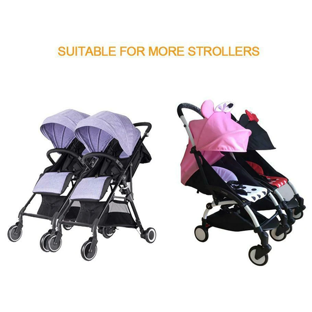 3pcs Safety Stroller Connector Pram Twins Linker Universal Easy Use Coupler Bush Portable Joint Adjustable Pushchair Accessories