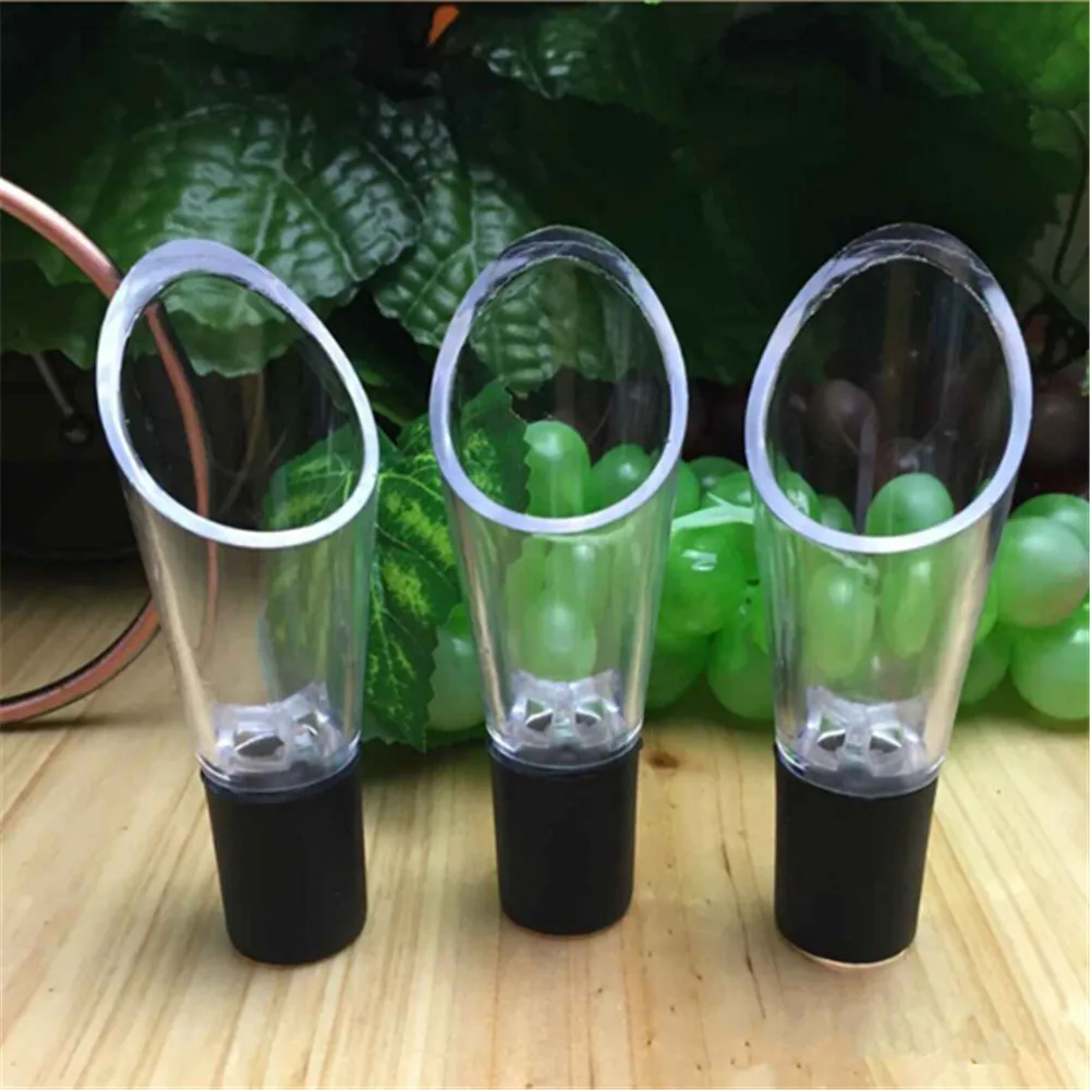 

1 Pc Red Wine Aerator Pour Spout Bottle Stopper Decanter Wine Pourers Aerating Bar Tools Barware Kitchen Accessories Party Tool