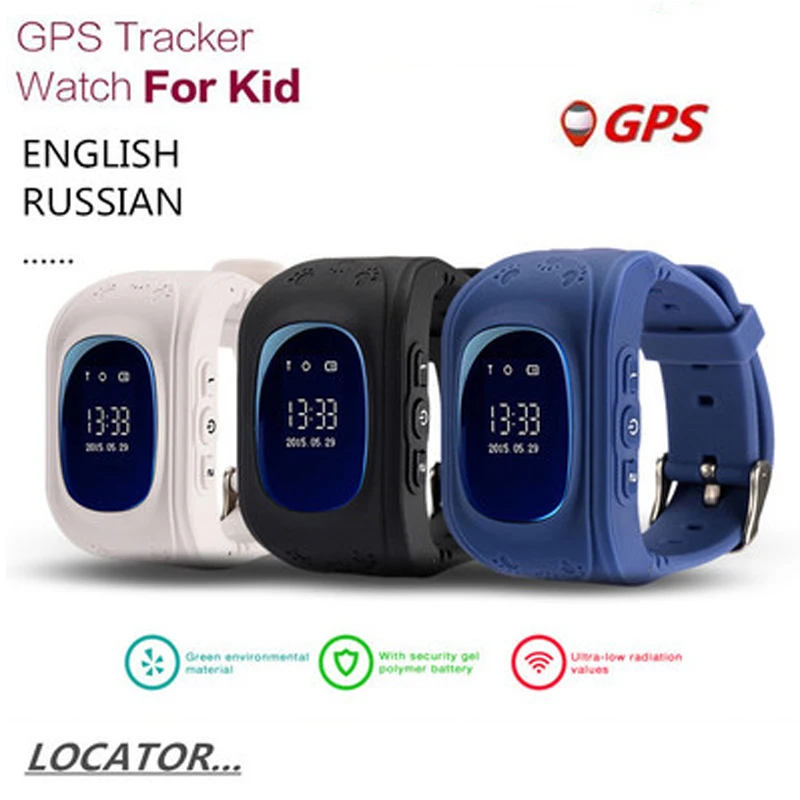 

2018 GPS Positioning Loss of Tracker Smart Child Locator English of The OLED Display SOS Phone Location Search Device LBS GPS