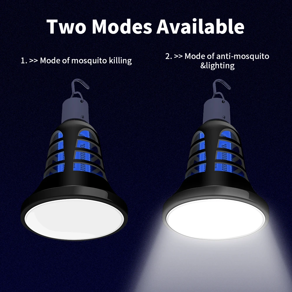 Светодиодный Mosquito Убийца лампы USB ошибки против комаров электрические ловушка 8 W открытый световая ловушка для насекомых лампы для дома Garden 220 V