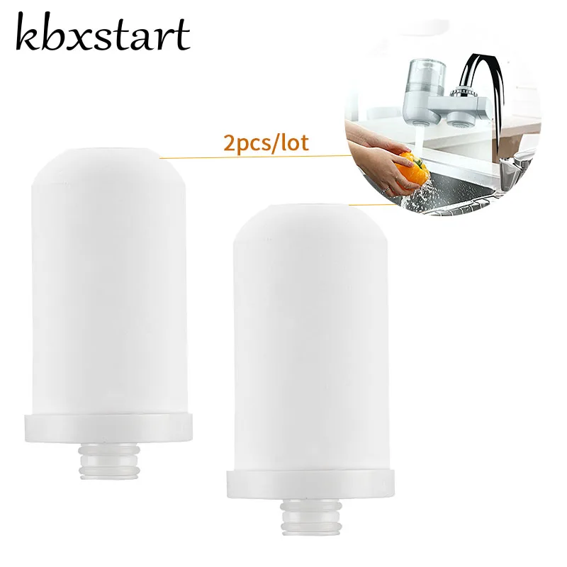 2pcs Water Filter Cartridges High Quality Ceramic Waterfilter Cartridges Replacement Element Kitchen Home Purifier Tap Faucet 2pcs Water Filter Cartridges High Quality Ceramic Waterfilter Cartridges Replacement Element Kitchen Home Purifier Tap Faucet