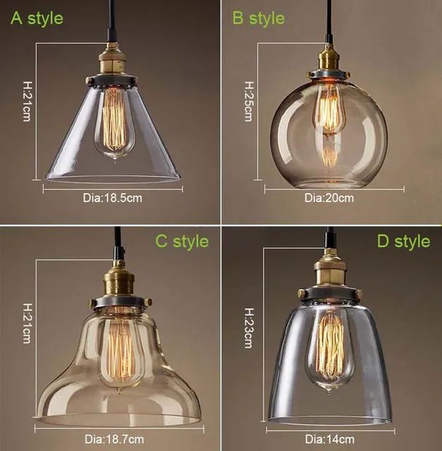 Pendente Luminaria Retro Küche Deckenpendelleuchte Led leuchten Vintage