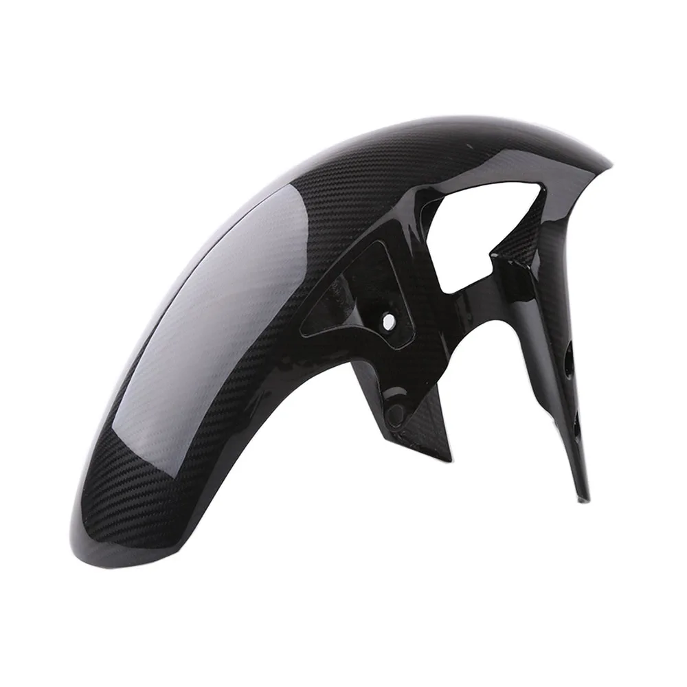 Motorcycle Carbon Fiber Front Fender Splash Mud Guard Dust Mudguards For Yamaha YZF R1 2009-2014 MT10 MT 10 MT-10 2016-2017 (3)