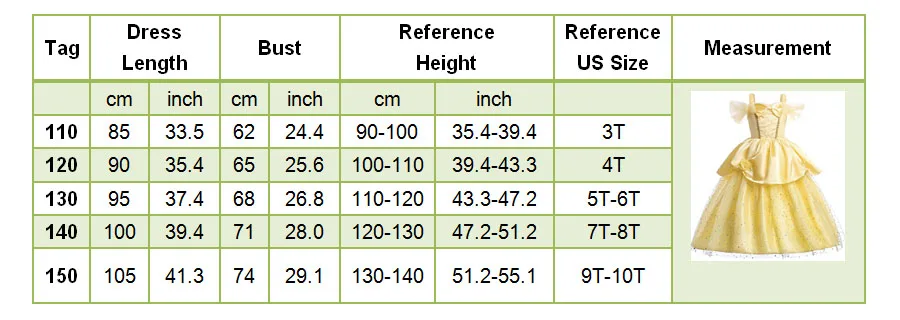 Платье принцессы Белль для девочек; детский летний костюм для красавицы и чудовища; Детские вечерние Карнавальные Платья для костюмированной вечеринки на Рождество