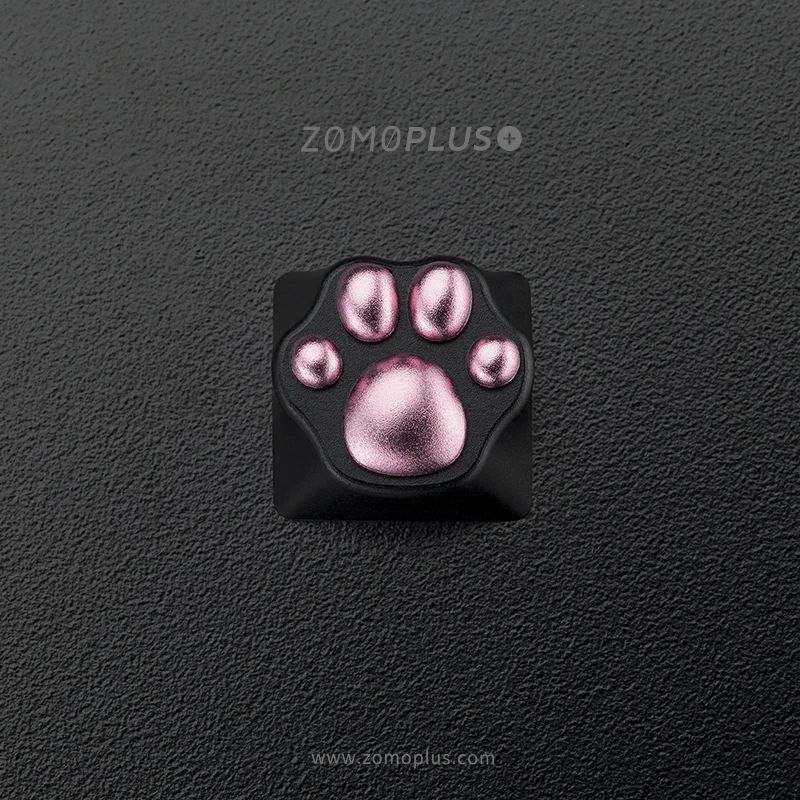 ZOMO кошачья лапа колпачки для ключей с ЧПУ, алюминиевый сплав+ Силиконовый колпачок для ключей, механическая клавиатура украшения, привлекательный подарок