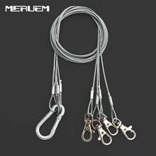 Hook Lights Suspension-Kit Cable Hanging Grow-Lamp Fixtures Galvanized 1-Bag 15kg Stainless-Steel