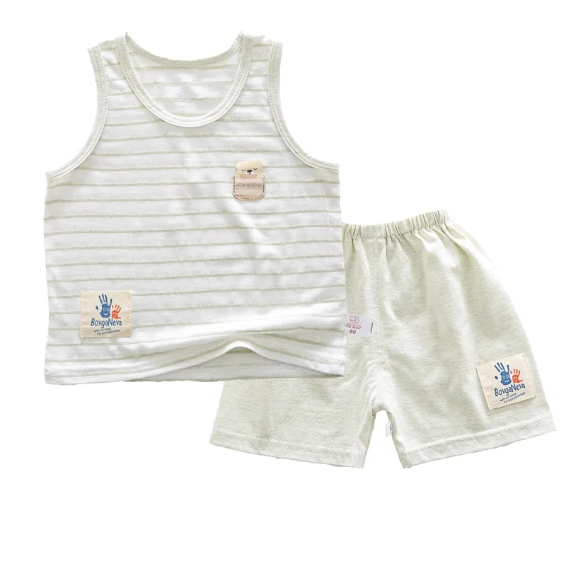 

Summer Unisex Newborn Clothes Baby Boy Summer Set Tee Shirts + Shorts Cartoon Clothing Suit Baby Girls Clothes set