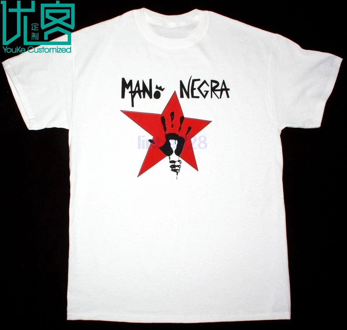 MANO NEGRA KING OF MANU CHAO MALA VIDA панк-группа новая белая футболка для мужчин | Мужская одежда