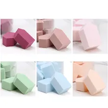 Горячая распродажа 10 шт./компл. губка косметический спонж лицо Женщины Девушки Красота Макияж контур основания губки для лица порошок слоеный