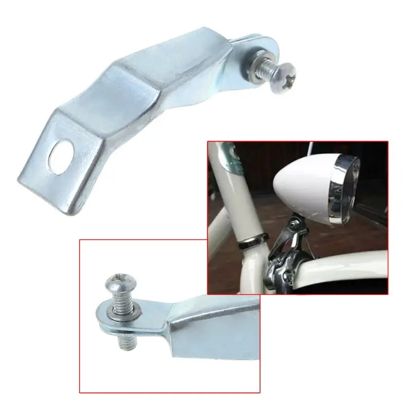 

Bicycle Light Holder Vintage Retro Lights Headlight Lamp Cycling Safety Support Mount Alloy High Quality Universal MTB Bike Part