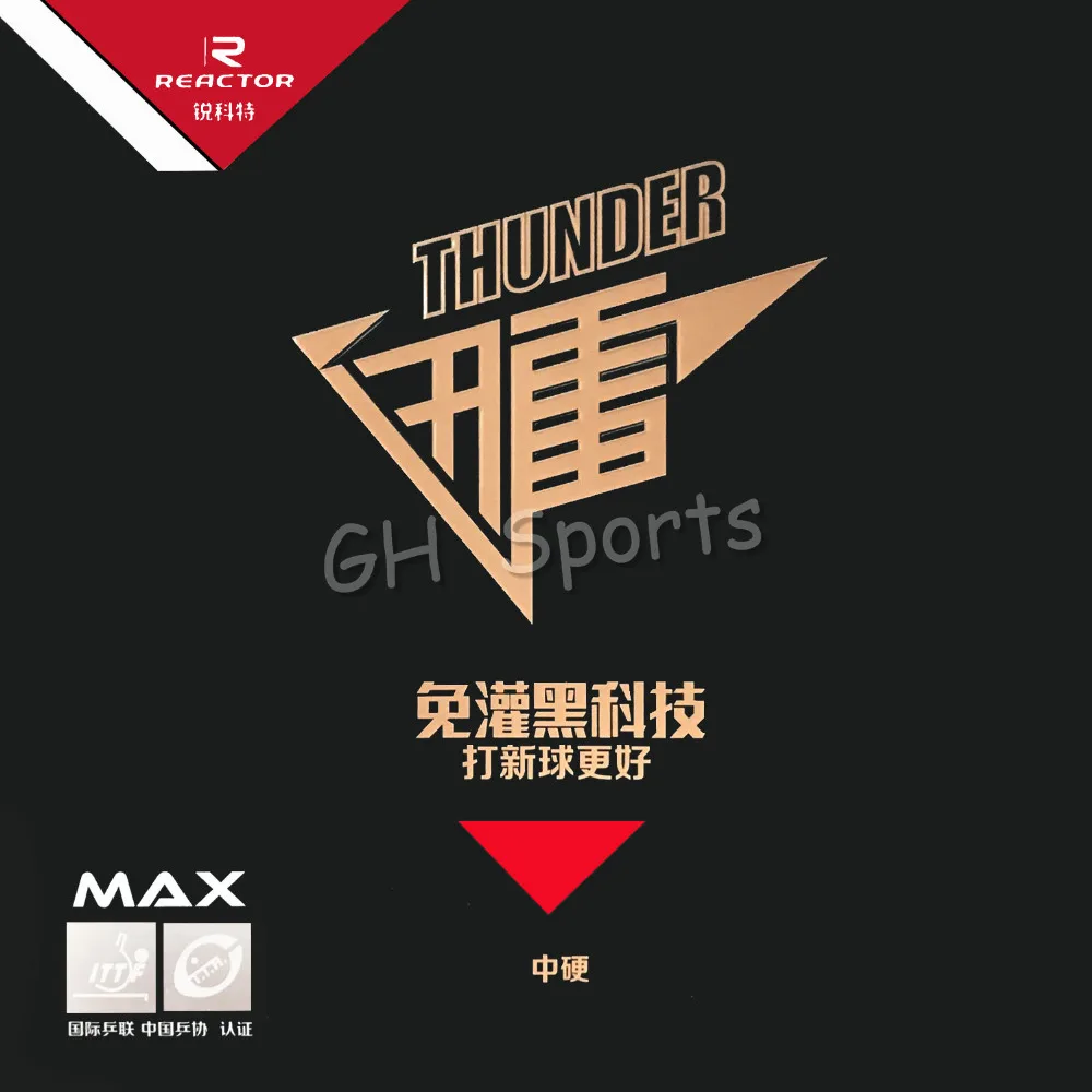 مفاعل الرعد النقاط في 40 + تنس طاولة بينغبونغ المطاط مع الإسفنج ل مضرب تنس طاولة