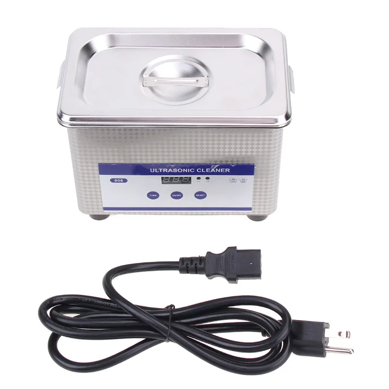 

Mini Digital Ultrasonic Cleaner 800ml Tank Capacity Jewelry Watch Dental 35W 42,000Hz Ultrasound Sterilizer