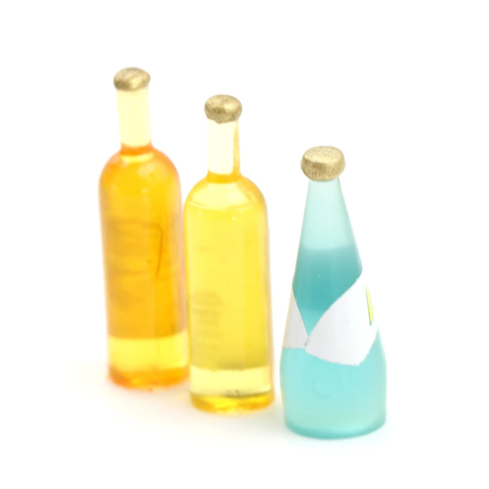 Classic Toys Set of 3Pcs Colorful Wine Bottles Dollhouse Scale Pretend Play Toys Creative Chindren Gifts for Kids Scale Models Classic Toys Set of 3Pcs Colorful Wine Bottles Dollhouse Scale Pretend Play Toys Creative Chindren Gifts for Kids Scale Models