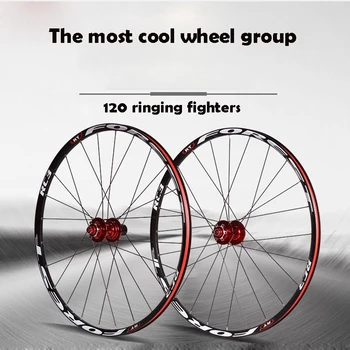 

High quality 26 27.5 Inch Mountain Wheel Group 120 Ring 5 Peilin Wheel Group Bike Disc Brake Ultra Light Wheel Group
