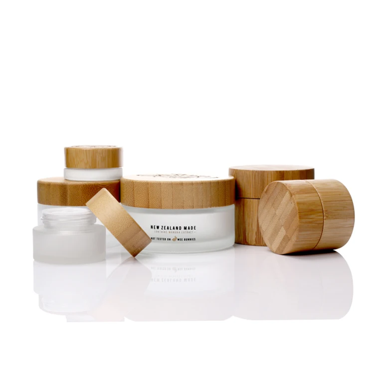 Download 30ML Glass Cosmetic Jar With Bamboo Lid For Skin Care Cream Hot Sale-in Refillable Bottles from ...