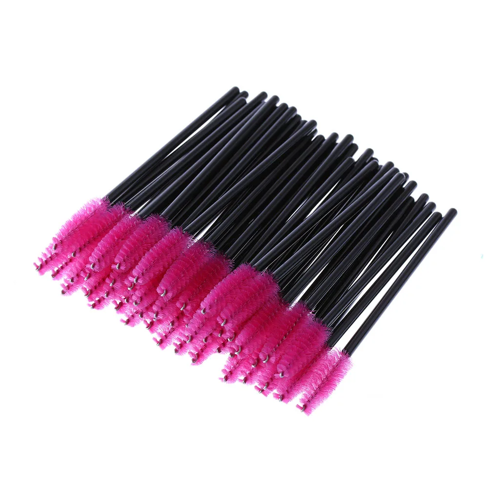 50Pcs/Set Disposable Eyelash Mini Brush Mascara Wands Applicator Makeup NEW Makeup Tools