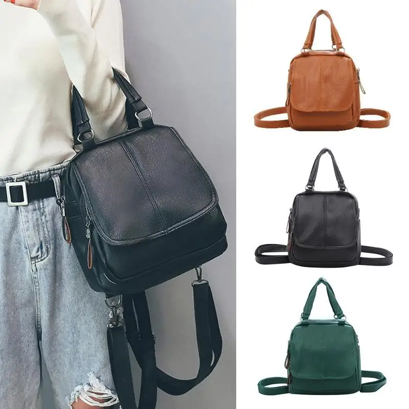Модный женский рюкзак высокого качества, Молодежные кожаные рюкзаки для девочек-подростков, многофункциональная дорожная школьная сумка на плечо