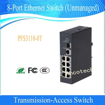 

Free Shipping DAHUA 100M/1000M self-adaptive SFP fiber port 8-Port Ethernet Switch (Unmanaged) Without Logo PFS3110-8T