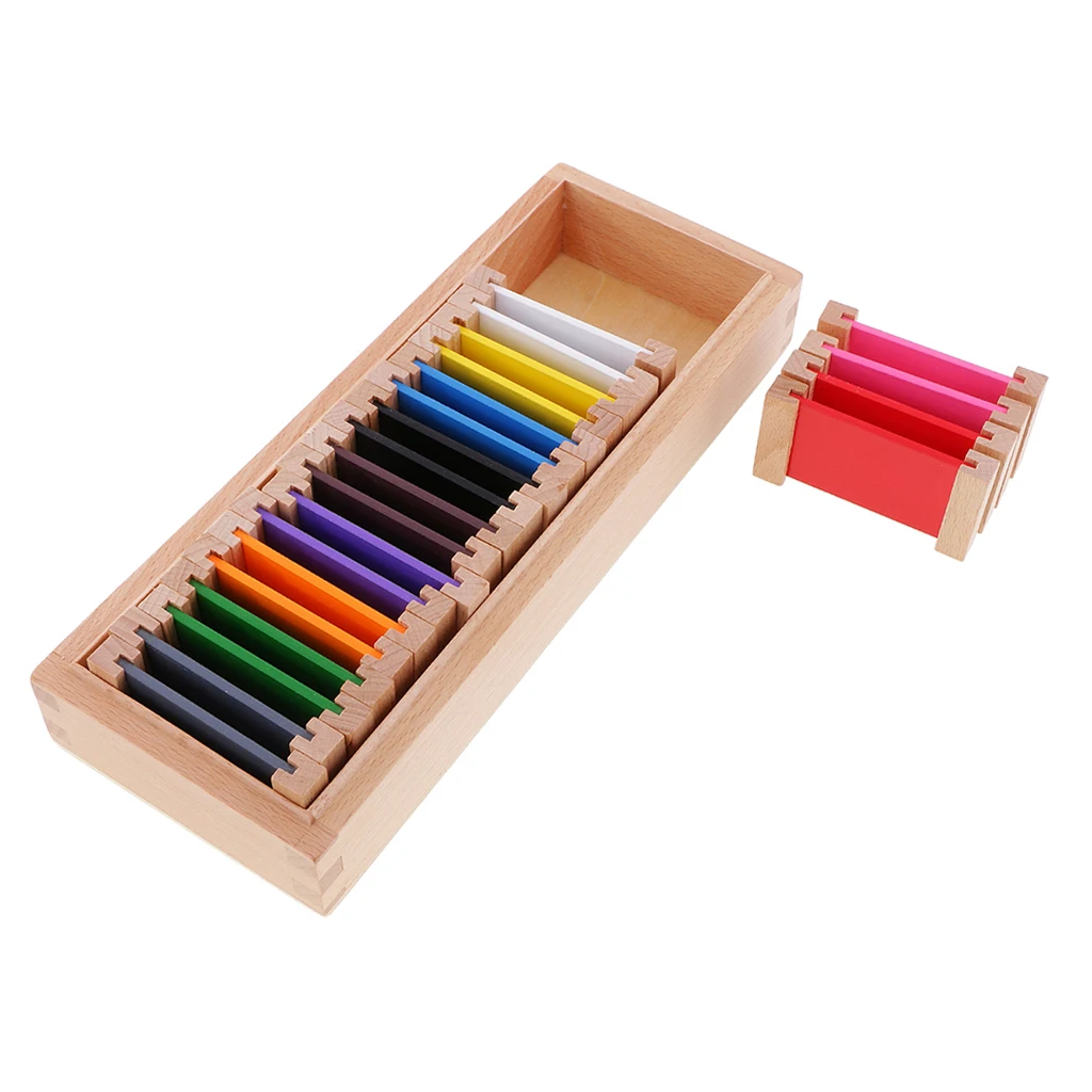 Montessori Lock Box & Color Box, Kids Early Learning Developing Toys Gift