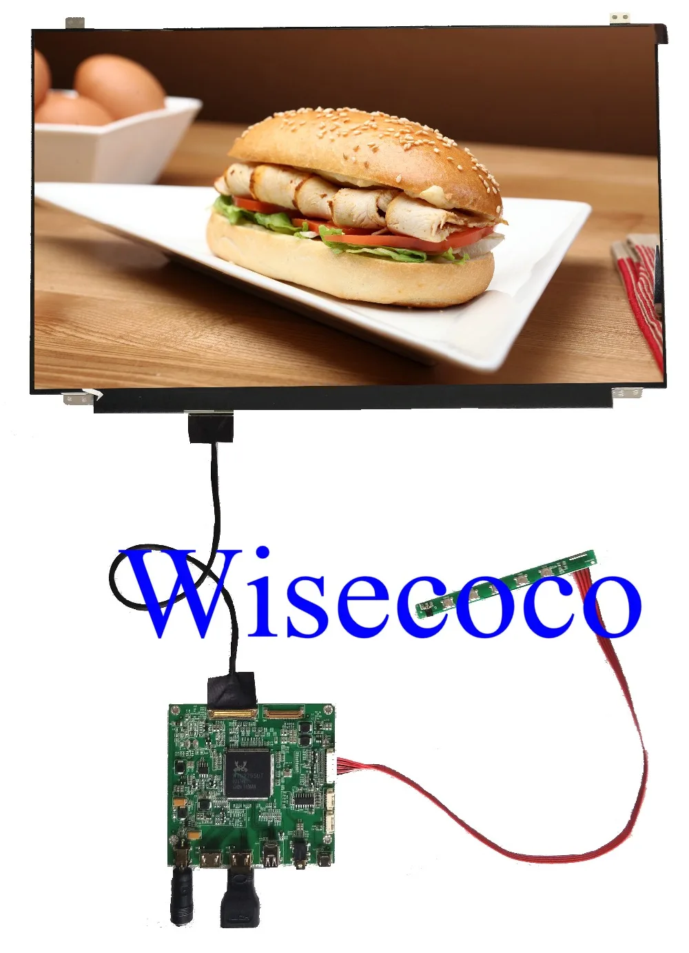 

15.6 inch 4K IPS LCD Screen 3840X2160 NV156QUM-N32 HDMI DP LCD Contoller Board Driver board