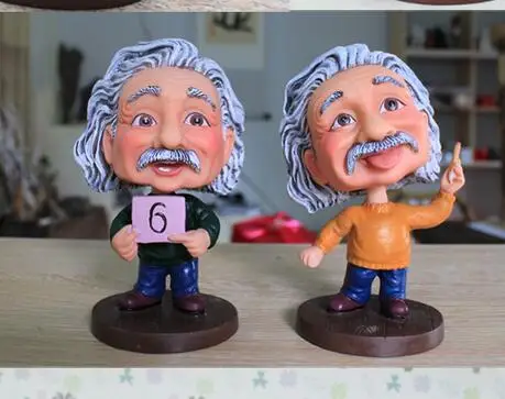Украшения для дома изделия из смолы Einstein Bobble Head известные люди Bobblehead сувенир