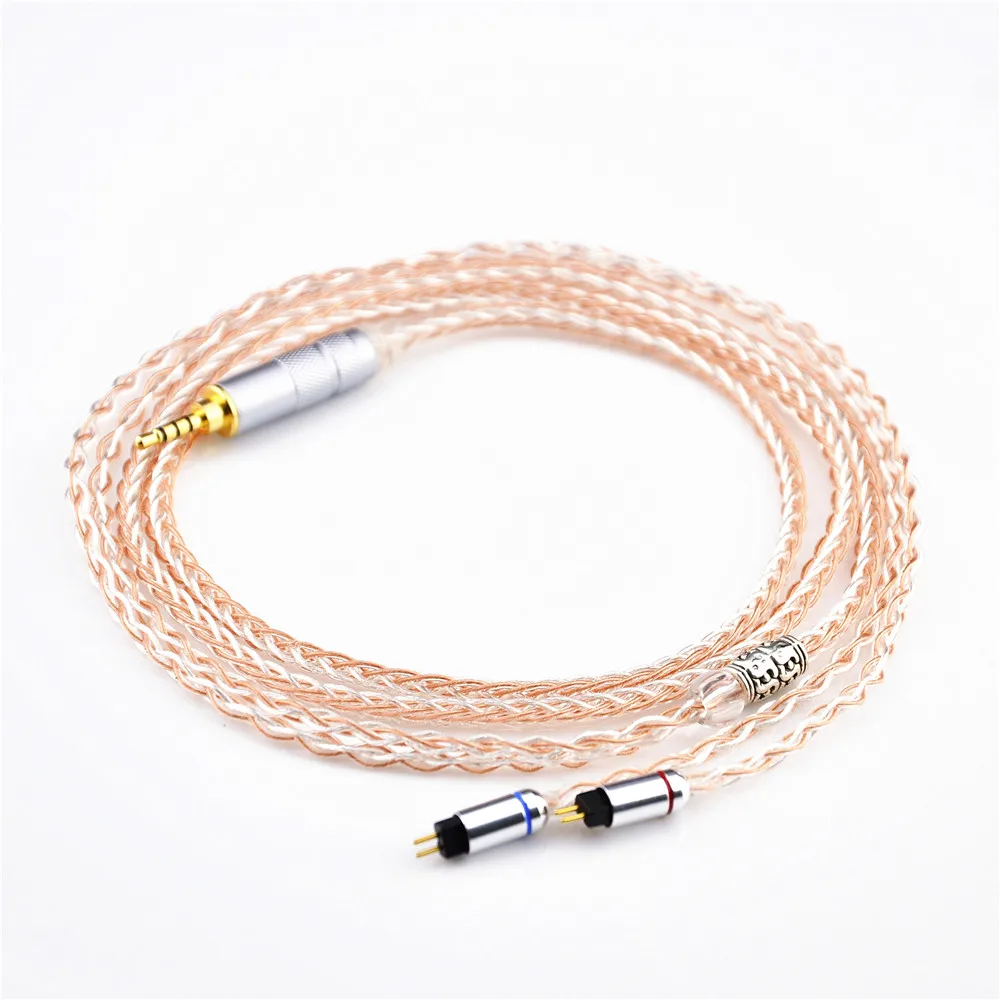 bilder für Neue 8-core 2,5mm Ausgeglichen Kabel 0,78mm 2pin Kopfhörerkabel Silber Mit Kupfer Mixed Kopfhörer Upgrade Kabel für KZ zs5 zs3 bilder für Neue 8-core 2,5mm Ausgeglichen Kabel 0,78mm 2pin Kopfhörerkabel Silber Mit Kupfer Mixed Kopfhörer Upgrade Kabel für KZ zs5 zs3