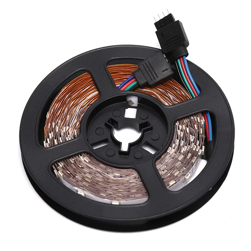 HELTC 1Set 5M 3528 SMD RGB 600LEDs LED Strip Lights Lamp 24Key IR remote Controller LED Strip Hot