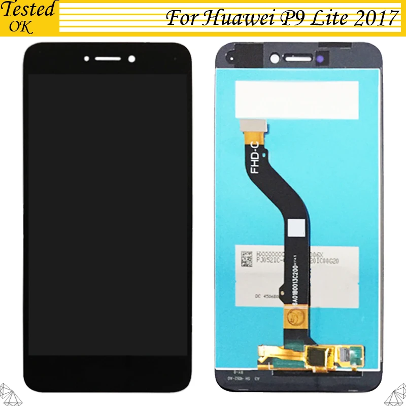 5.2" For Huawei P9 Lite 2017 LCD Display Touch Screen Digitizer Tested Assembly Replacement P9Lite LCDs | Мобильные телефоны и