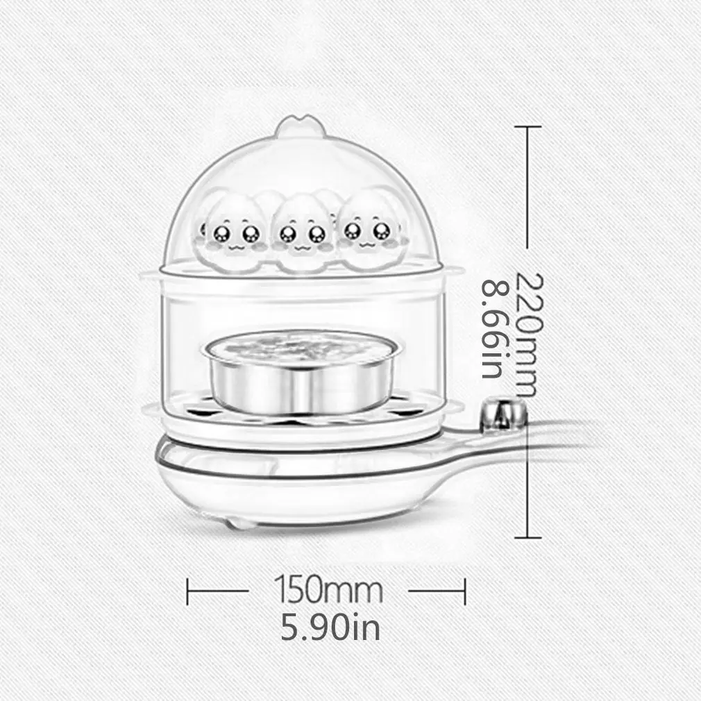 Яичный котел двухслойная емкость яичная плита маленькая сковородка для омлета маленькая машина для приготовления яиц на пару