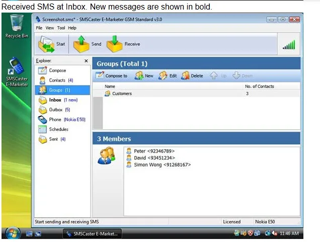 Массовая отправка sms/получение программного обеспечения для 8 портов 128/256 sim банк