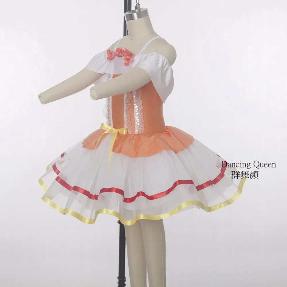 Для женщин и обувь для девочек романтическая пачка лиф из спандекса для выступлений, беллетная танцевальная одежда балерина взрослых балетное платье Дети 17279