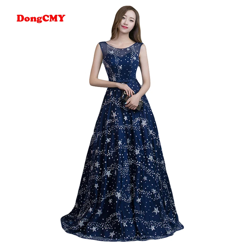 

DongCMY 2019 evening dress long fashion plus size formal bandage robe de soiree gala dress